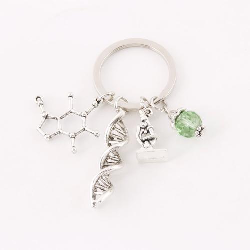 Key Chain, Cink Alloy, pozlaćen, bez spolne razlike & različitih stilova za izbor, 60x30mm, Prodano By PC