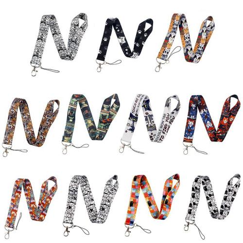 Mobile Phone Lanyard Polyester Unisex Length Approx 17.7 Inch Sold By PC