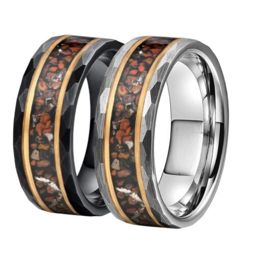 Ring Finger ze stali nierdzewnej, 201 Ze stali nierdzewnej, Powlekane, dla obu płci & różnej wielkości do wyboru & naklejka epoksydowa & kalka, dostępnych więcej kolorów, sprzedane przez PC