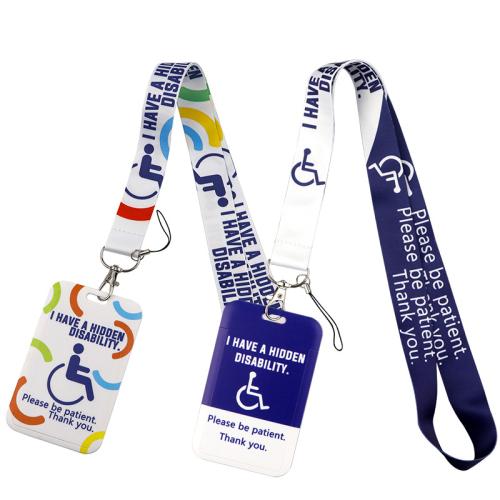 Lanyard card Holder Polyester with Plastic Unisex Sold By PC