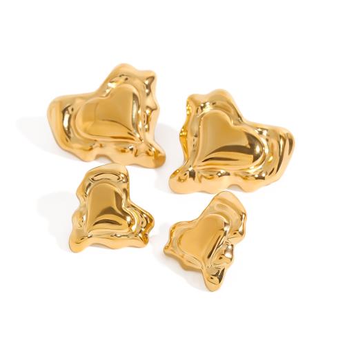 Rustfrit stål fingre Ringe, 304 rustfrit stål, guldfarve belagt, mode smykker & forskellige design til valg, gylden, Solgt af PC