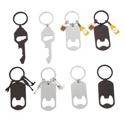 Llaveros, acero inoxidable 304, unisexo & diverso tamaño para la opción, más colores para la opción, Vendido por UD