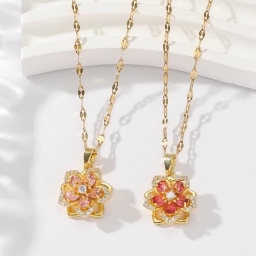 Zinklegering halskettingen, Zinc Alloy, gold plated, mode sieraden & verschillende ontwerpen voor de keuze & met strass, meer kleuren voor de keuze, nikkel, lood en cadmium vrij, Verkocht door PC