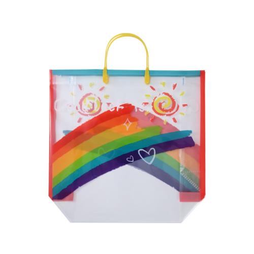 Shopping Eco Grocery Tote Bag  PVC Plastic printing transparent & waterproof Sold By PC