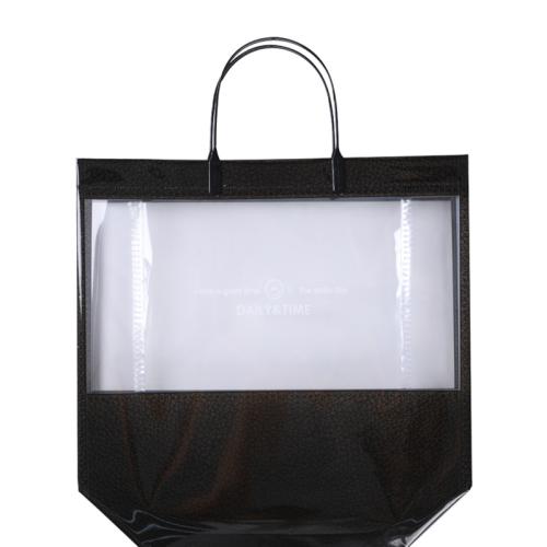 Shopping Eco Grocery Tote Bag  PVC Plastic printing transparent Sold By PC