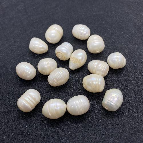 Barok ferskvandskulturperle Beads, Ferskvandsperle, du kan DIY, hvid, aboutuff1a10-20mm, Solgt af PC