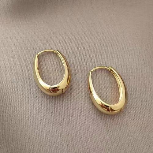 Zinklegierung Hebel Rückseiten Ohrring, oval, plattiert, Modeschmuck & für Frau, keine, 20x25mm, verkauft von Paar
