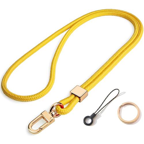 Cell Phone Lanyard, Polyester, met Zinc Alloy, uniseks, meer kleuren voor de keuze, 900mm, Verkocht door PC