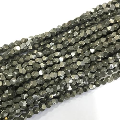 Golden Pyrite Beads, du kan DIY & forskellig størrelse for valg, flere farver til valg, Solgt af Strand