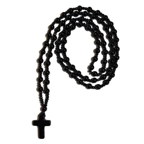 Agate Ogrlica, Crna Agate, modni nakit, crn, Prodano By PC
