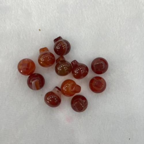 Pendentifs agates rouges, agate rouge, pomme, DIY, couleurs mélangées, 12x14mm, 10PC/sac, Vendu par sac