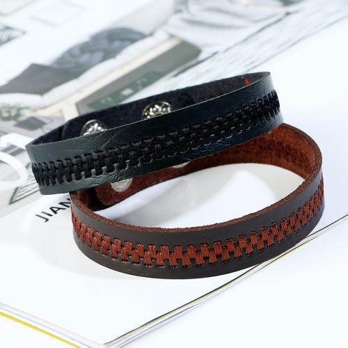 PU Βραχιόλια Cord, με Σίδερο, Κέντημα, κοσμήματα μόδας & για άνδρες και γυναίκες, περισσότερα χρώματα για την επιλογή, Sold Με PC