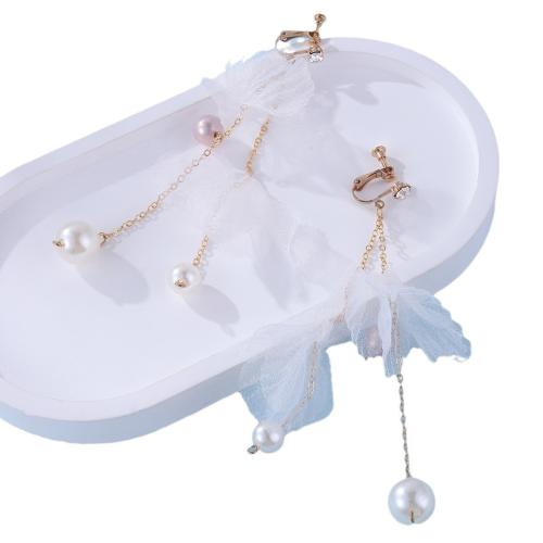 Accesorios para el Cabello, aleación de zinc, con Gasa & alambre de latón & Cristal & Perlas plásticas, hecho a mano, tres piezas & Joyería & para mujer, Vendido por Set