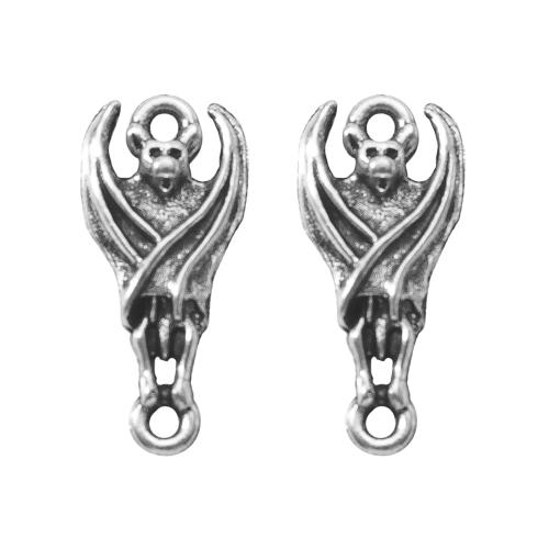 Zink Alloy Animal Hängen, SLAGTRÄ, silver pläterad, DIY, silver, 9.30x3.40x19.90mm, Säljs av Bag