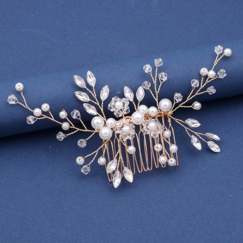 Measctha Hair Accessories, Sinc Alloy, le sreang práis & Crystal & Pearl Plaisteacha, lámhdhéanta, jewelry faisin & stíleanna éagsúla do rogha & do bhean, dathanna níos mó le haghaidh rogha, Díolta De réir PC