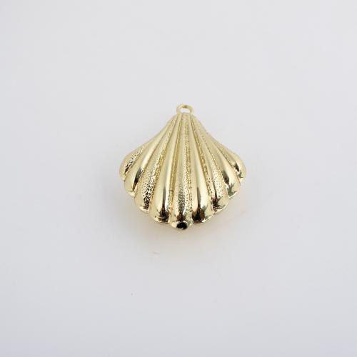 Brass Jewelry Pendants Shell DIY golden Sold By PC