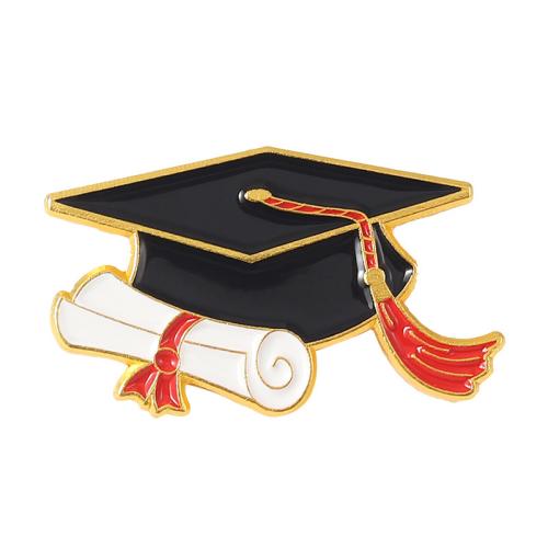 Zinc Alloy Broche, gold plated, uniseks & verschillende stijlen voor de keuze & glazuur, Verkocht door PC