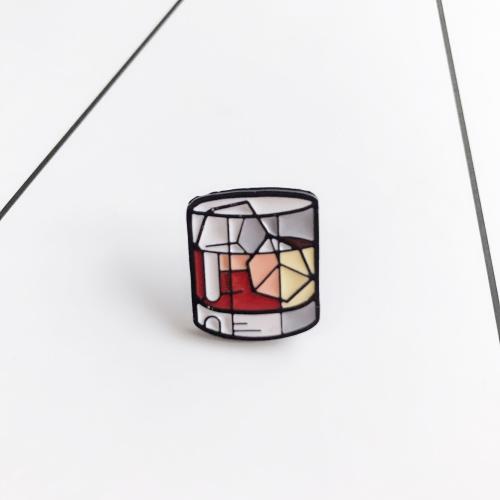 Sinkkiseos Rintaneula, Unisex & emali, brooch length 20-30mm, Myymät PC