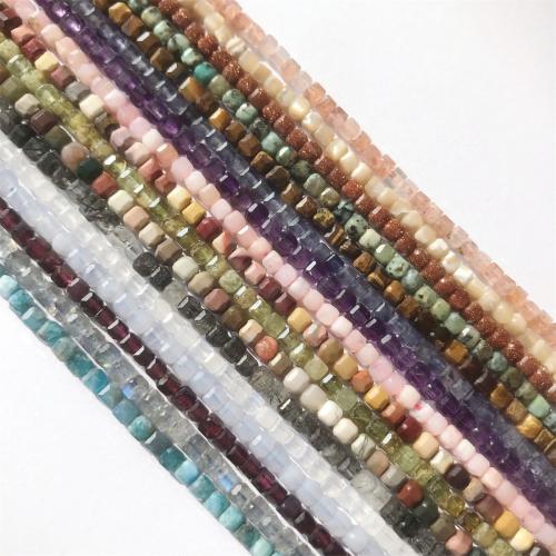 Beads Gemstone misti, Pietra naturale, DIY & materiali diversi per la scelta, nessuno, 3mm, Appross. 115PC/filo, Venduto da filo