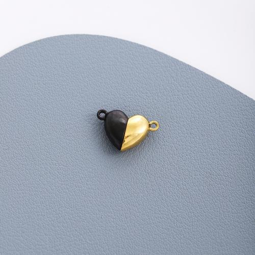 Stainless Steel Connector 304 Stainless Steel Heart plated DIY Sold By PC