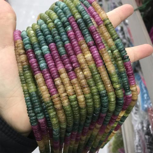Gemstone Jewelry Beads Tourmaline DIY mixed colors Sold By Strand