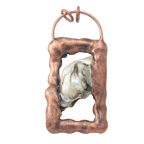 Gemstone Pendants Jewelry with Zinc Alloy DIY Sold By PC