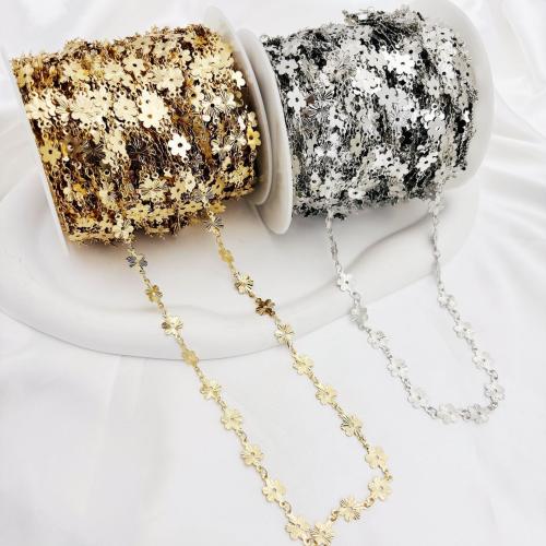 Mässing Dekorativa Chain, plated, DIY, fler färger för val, 8mm, 1m/Bag, Säljs av Bag
