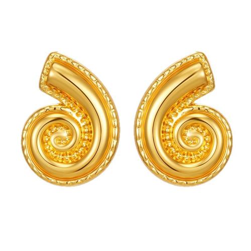 Cruach dhosmálta Graí Earrings, 304 Cruach dhosmálta, Conch, plátáilte, jewelry faisin, dathanna níos mó le haghaidh rogha, Díolta De réir PC