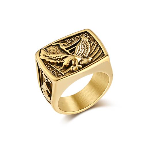 Rozsdamentes acél Finger Ring, 304 rozsdamentes acél, galvanizált, divat ékszerek & különböző méretű a választás, több színt a választás, Által értékesített PC