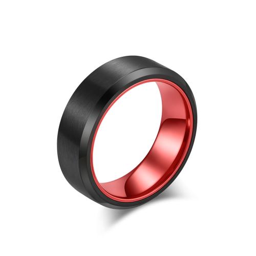 Rozsdamentes acél Finger Ring, 304 rozsdamentes acél, divat ékszerek & különböző méretű a választás, több színt a választás, Által értékesített PC
