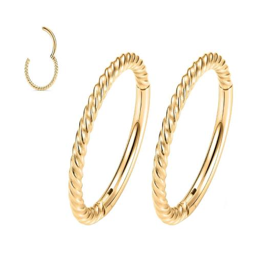304 roestvrij staal Neus Piercing Jewelry, plated, uniseks & verschillende grootte voor keus, meer kleuren voor de keuze, Verkocht door PC