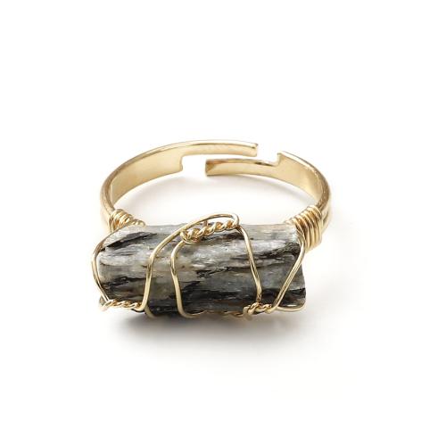 Brangakmenis Cuff Finger Ring, su Žalvarinis, Nereguliarus, įvairios medžiagos pasirinkimas & unisex, Dydis:6-9, Pardavė PC