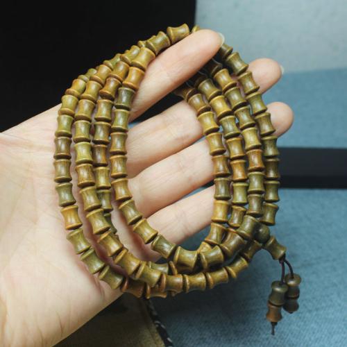 Grön sandelträ Armband, Bamboo, Unisex & olika storlek för val, Säljs av PC