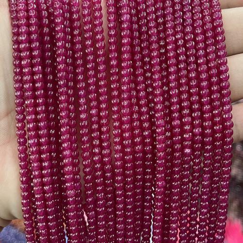 Jade helmiä, Pyöreä, tee-se-itse, enemmän värejä valinta, 2.90x3.80mm, Myyty Per 38 cm Strand