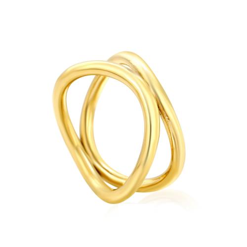 Rozsdamentes acél Finger Ring, 304 rozsdamentes acél, galvanizált, különböző méretű a választás & különböző stílusokat a választás & a nő, több színt a választás, Által értékesített PC
