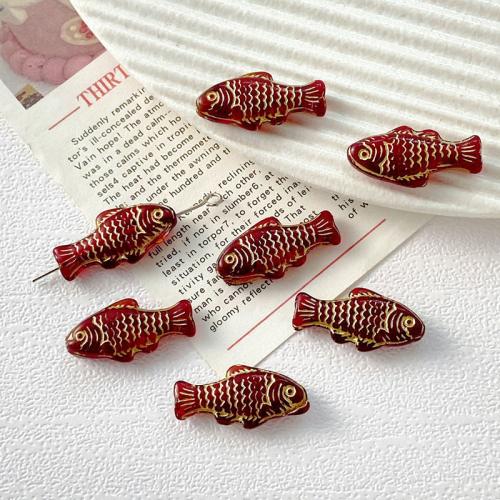 Animal Lampwork Beads Fish DIY Sold By Bag