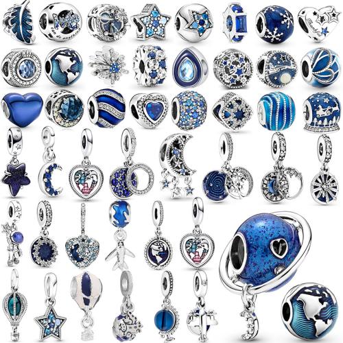 Zinklegering European Beads, Zinc Alloy, plated, DIY & verschillende stijlen voor de keuze & met strass, beads length 4-30mm, Verkocht door PC