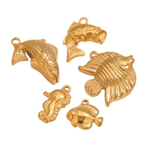 Roestvrij staal Animal Hangers, 304 roestvrij staal, plated, DIY & verschillende stijlen voor de keuze, meer kleuren voor de keuze, 5pC's/Bag, Verkocht door Bag