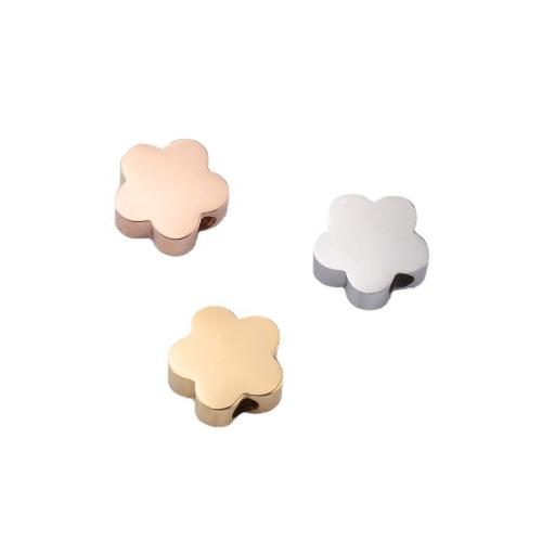 Stainless Steel Flower Pendant 304 Stainless Steel plated DIY Sold By PC