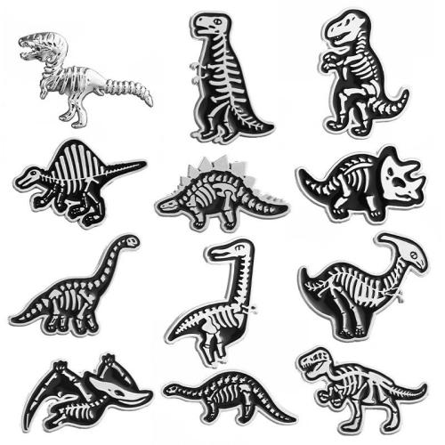 Zinc Alloy Brože, Zinek, vypalovací lak, unisex & různé styly pro výběr & smalt, brooch length 20-30mm, Prodáno By PC