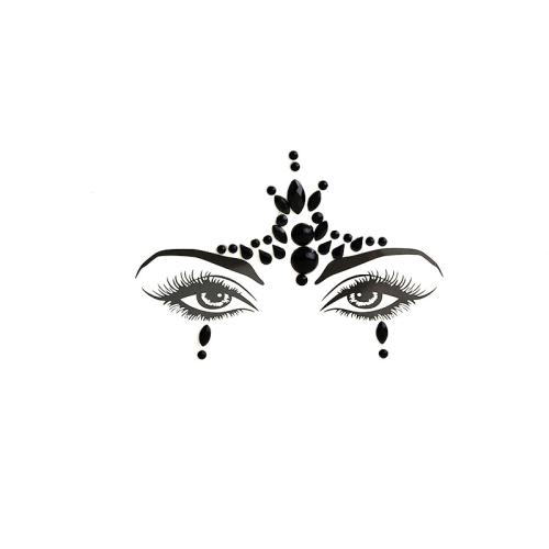 Naklejka tatuażu, akrylowe rhinestone, DIY & różne style do wyboru & dla kobiety, 140x170mm, sprzedane przez PC