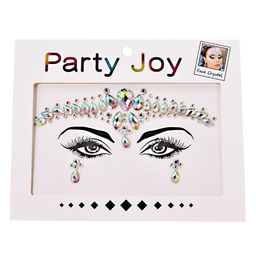 Naklejka tatuażu, akrylowe rhinestone, DIY & różne style do wyboru & dla kobiety, 170x140mm, sprzedane przez PC