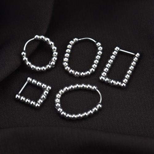 Stainless Steel Drop Earring 304 Stainless Steel plated fashion jewelry & for woman Sold By Pair