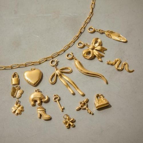 Roestvrij stalen sieraden Hangers, 304 roestvrij staal, plated, DIY & verschillende stijlen voor de keuze, gouden, Verkocht door Bag