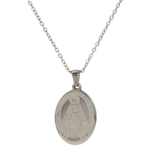 Edelstahl Schmuck Halskette, 304 Edelstahl, plattiert, Modeschmuck & unisex, Länge 45 cm, verkauft von PC