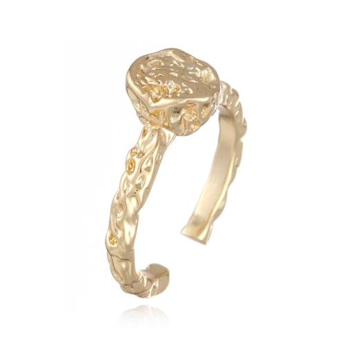 Žalvarinis Cuff Finger Ring, aukso spalva padengtas, įvairių stilių pasirinkimas & mikro nutiesti kubinių Zirconia & moters, Dydis:6-10, Pardavė PC