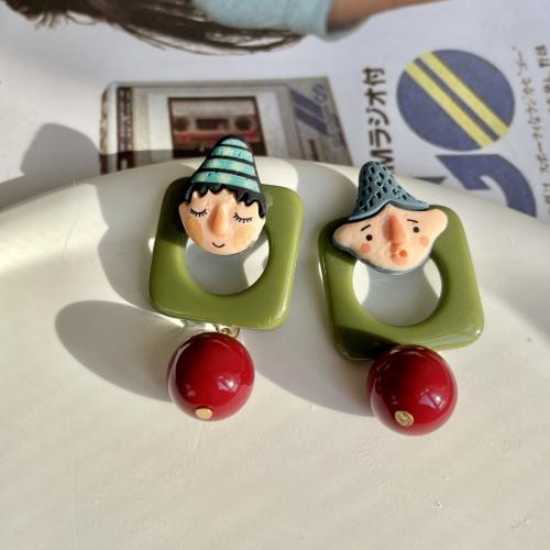 Pryskyřice Drop náušnice, s Zinek, Charakter, Fajn & pro ženy, 25x50mm, Prodáno By Pair