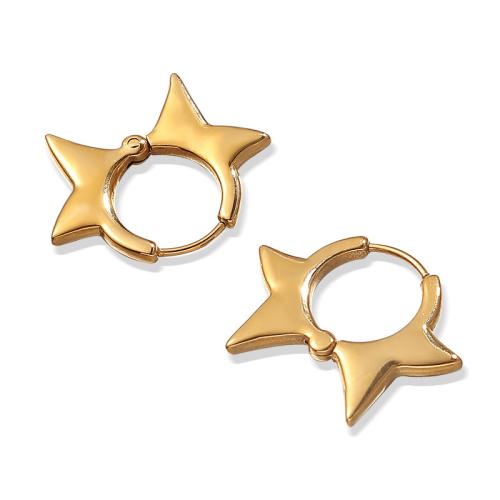 Boucle d'oreille Acier Titane, Placage, bijoux de mode, plus de couleurs à choisir, Vendu par paire