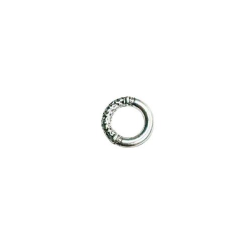 Zink Alloy Länka ring, silver pläterad, DIY, silver, 100PC/Bag, Säljs av Bag