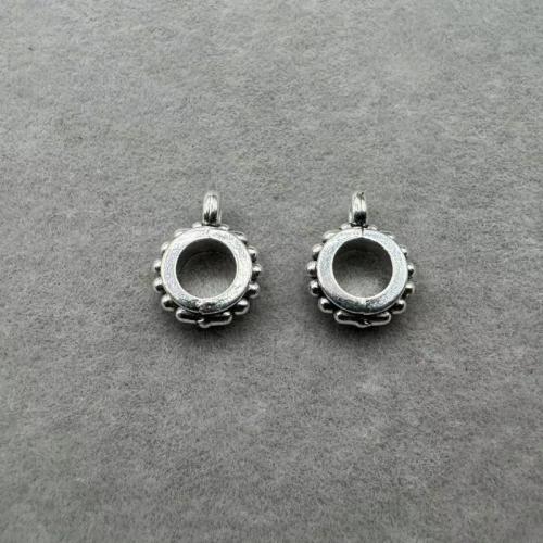 Zink Alloy Bail Pärlor, silver pläterad, DIY, silver, 100PC/Bag, Säljs av Bag